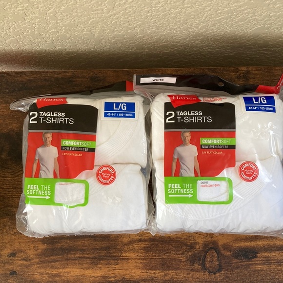 Hanes Underwear & Socks Hanes White Crew Neck Undershirts Poshmark